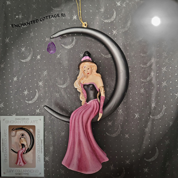 Jessica Galbreth 𝐓𝐀𝐁𝐈𝐓𝐇𝐀 Witch Enchanted Art WITCH Accent Ornament #88252 - Picture 1 of 11